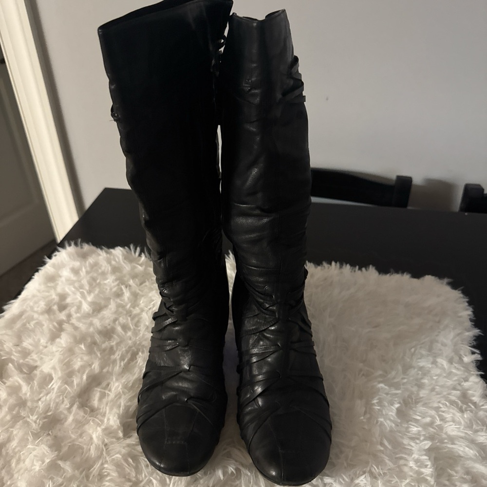 Aldo Black Over the Knee Boots
